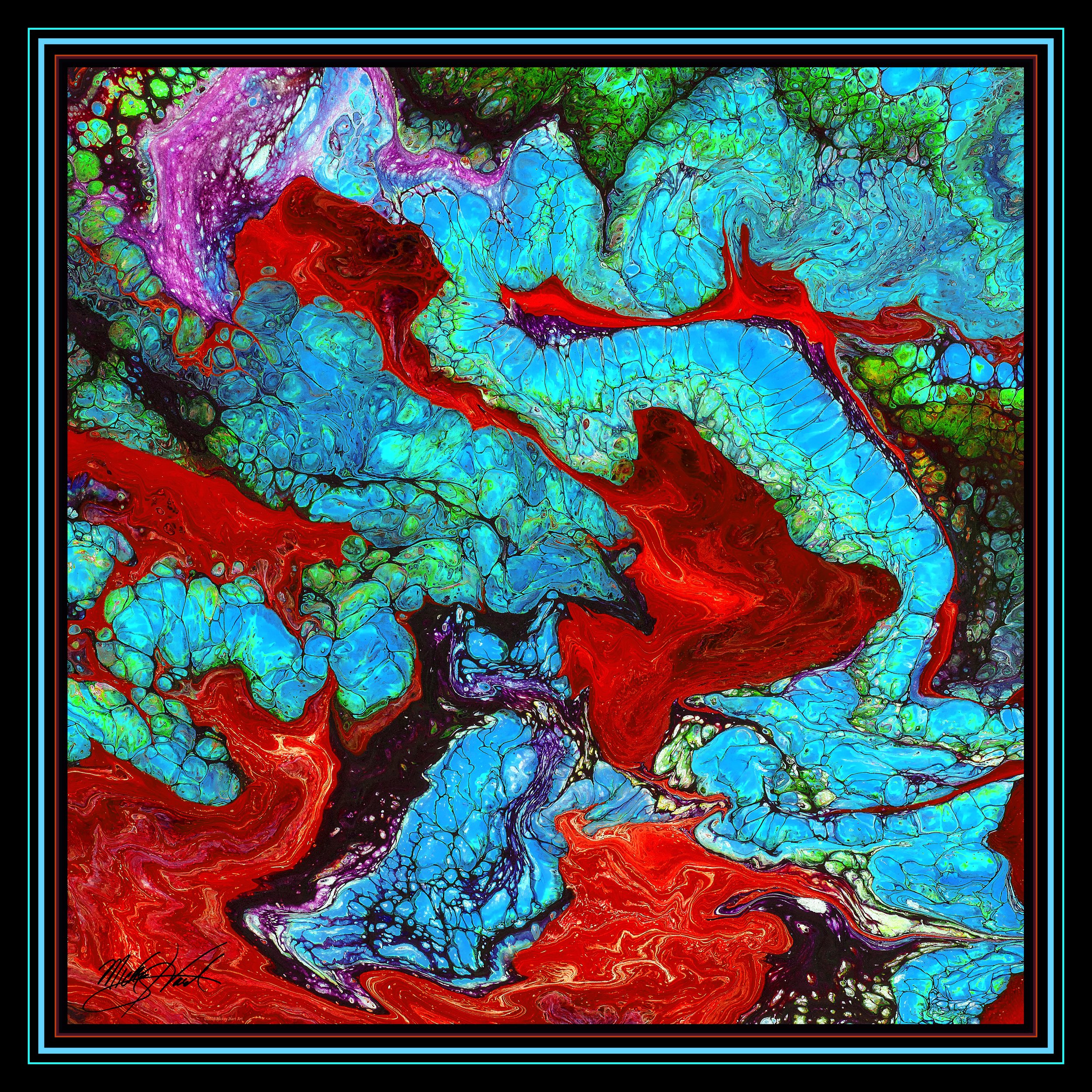 B79 SILK BANDANA — Mickey Hart Art